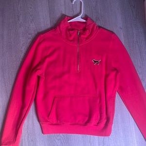 Pink half zip